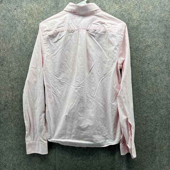 Abercrombie & Fitch Shirt Women Small Pastel Pink Casual Button Down Muscle Fit - Picture 2 of 11